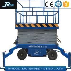 Hydraulic Work Platform with Manual Lifting Mechanism