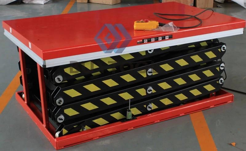 4000mm Electric Powered Scissor Lift Table with AC Power