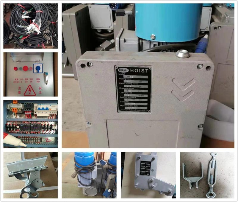 Building Cleaning Cradle / Scaffold Ladder / Construction Electric Lift Hoist / Suspended Platform