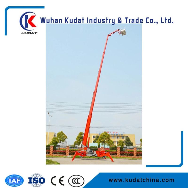 26m CE Approved Mobile Self Propelled Spider Boom Lift