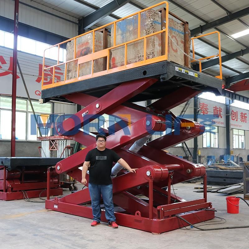 3.5m High Warehouse Scissor Lift Elevator
