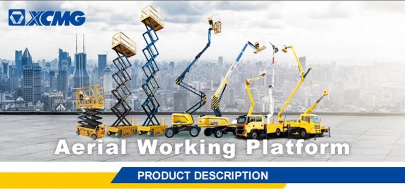 XCMG 30m Mobile Elevated Aerial Work Platform Xgs34 Self-Propelled Telescopic Boom Lift for Sale