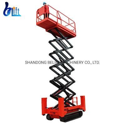 4.5m-12m Self Propelled Track Crawler Equipment Scissor Lift for Outdoor