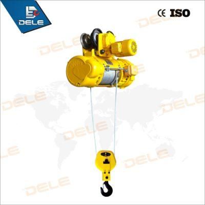 CD1 5ton Single Speed Cable Pulling Electric Wire Rope Hoist