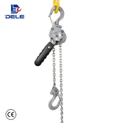 High Quality Aluminium Alloy Mini Lever Hoist 250kg Galvanized Chain Hoist