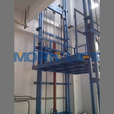 Between Floors Hydraulic Goods Elevator