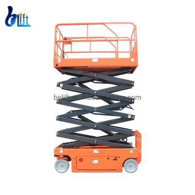 8m 10m Hydraulic Aerial Construction Work Manlift Scissor Lift Platform