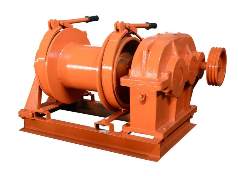 Hand Brake Clutch Lifting Equipment for Mine Construction with Electric Motor