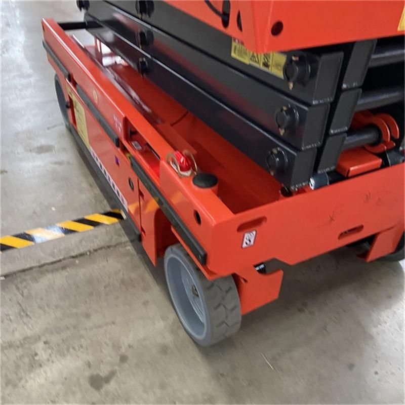 X Type Electric Scissor Lift Hydraulic Aerial Working CE Fully Mobile Scaffold for Construction