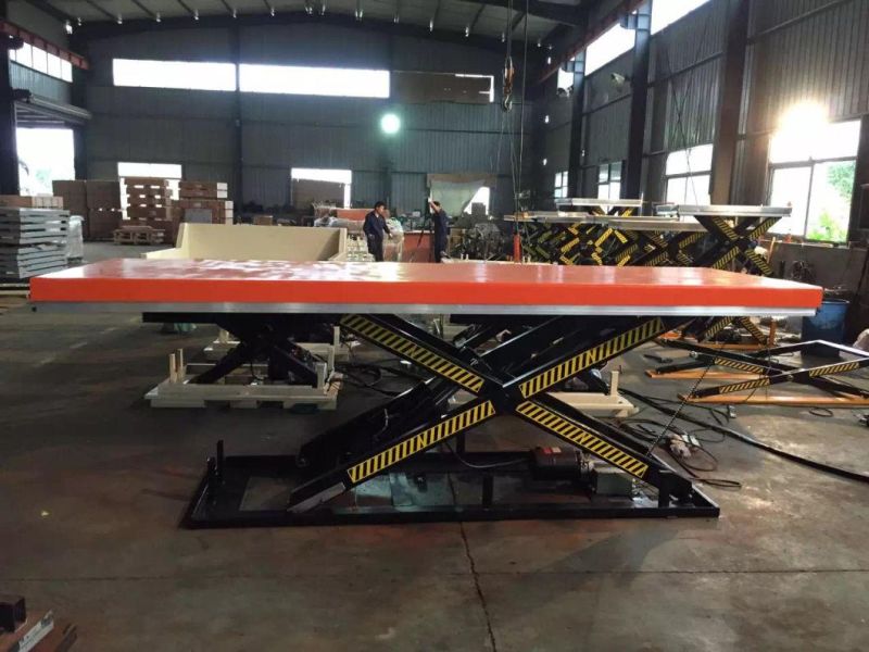 Low Profile Hydraulic Drive High Performance Scissor Lift Table