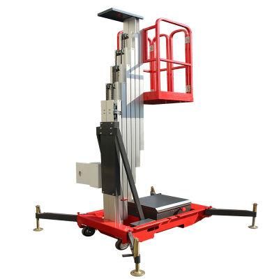 CE Hydraulic Electric Aerial Work Platform Single Man Lift