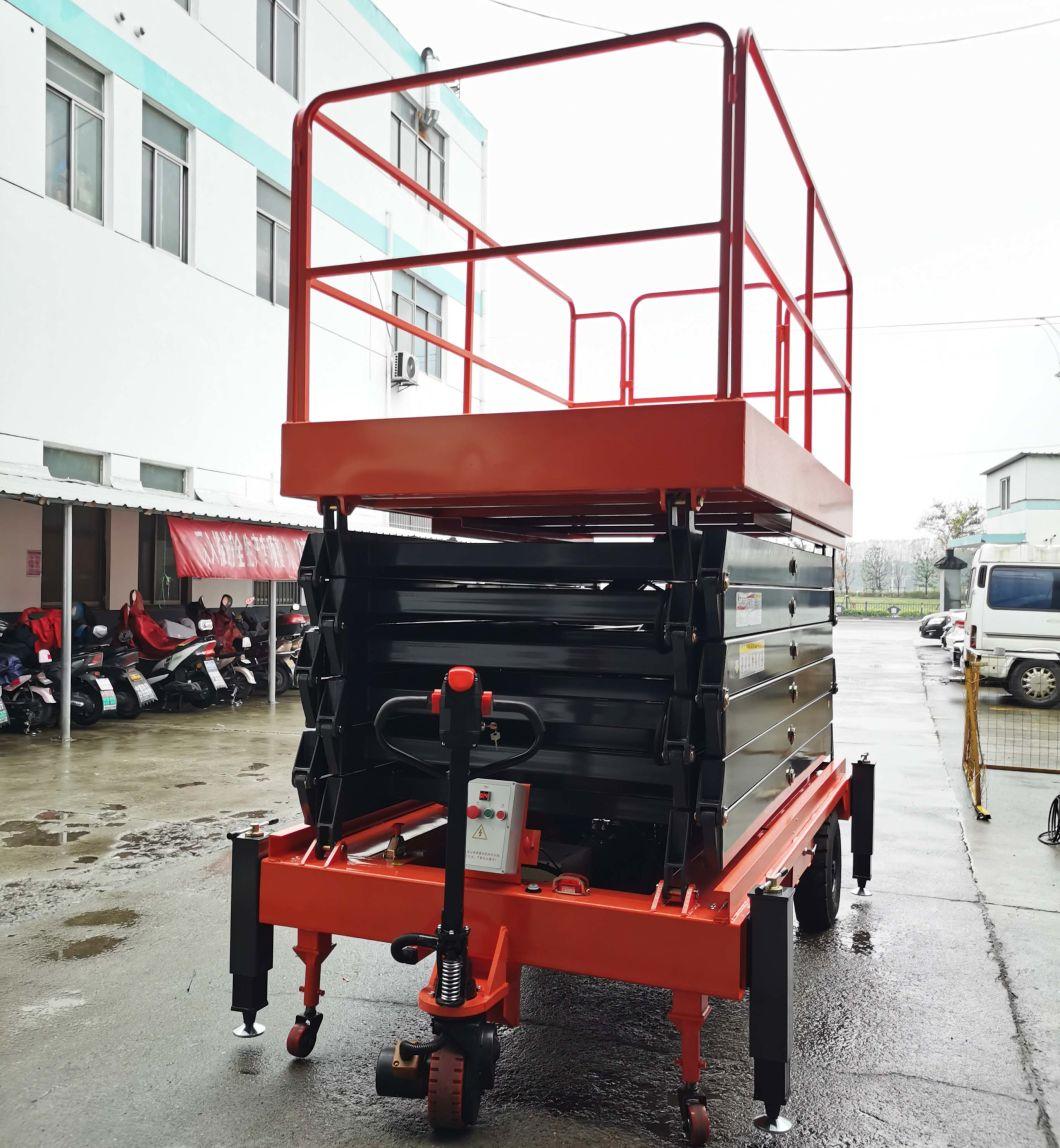 Full Electric Inexpensive Manual Move Hydraulic Scissors Lifting Equipment