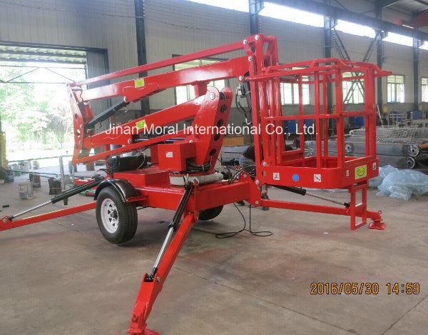10 Meter Trailer Mounted Diesel Powered Boom Lift (TBL-10)