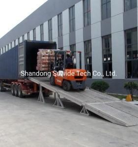 6 8 Ton Mobile Loading Container Load Yard Ramp for Sale