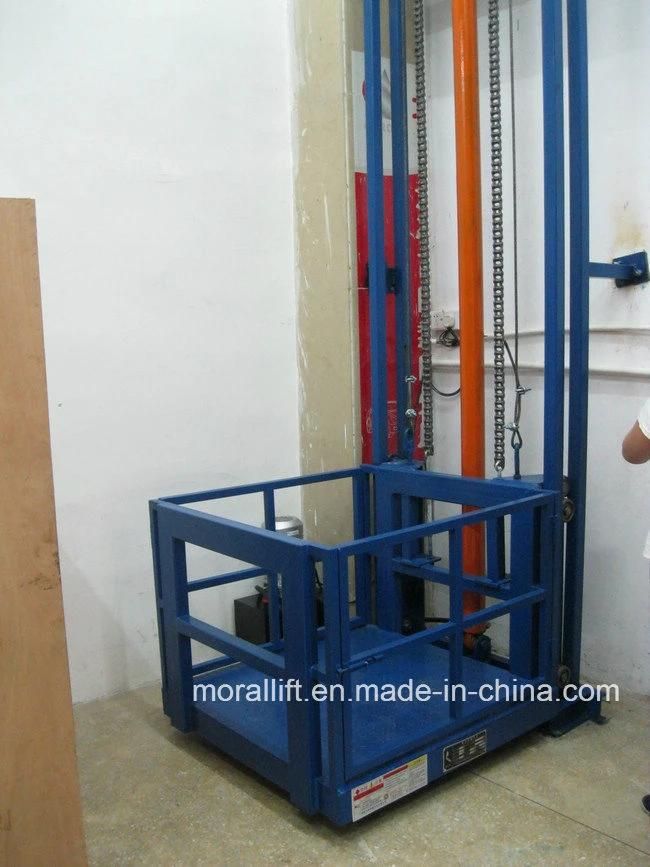 Hydraulic Vertical Lead Rail Lift Platform