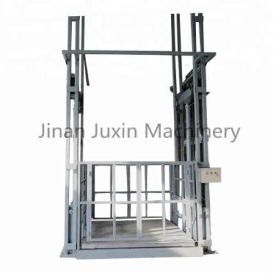 Sky Scraping Tower Hydraulic Warehouse Cargo Lift Vertical Lift Guide Rail Goods Lift