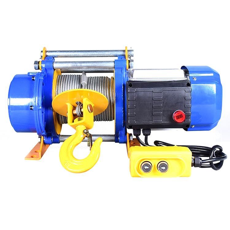 120m 12000lbs 220V 12V 20000lbs 2000 Lb. Utility Small Electric Trailer Winch with Steel Rope