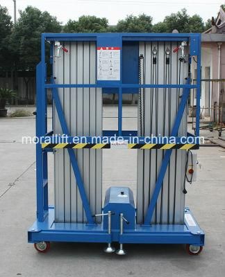 Aerial Work Mast Aluminum Mobile Working Platform Lift