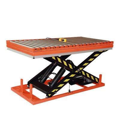 Industrial Steel Hydraulic Roller Conveyor Scissor Lift Table