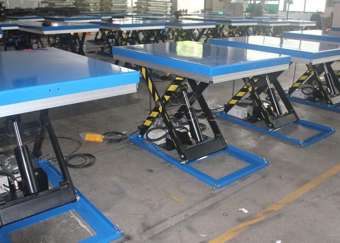 High Quality Strong Iron Material Handling Hydraulic Scissor Lift Table