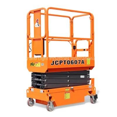 High Altitude Operation Truck Hydraulic Manlift Aerial Work Platform Truck Jcpt0607A