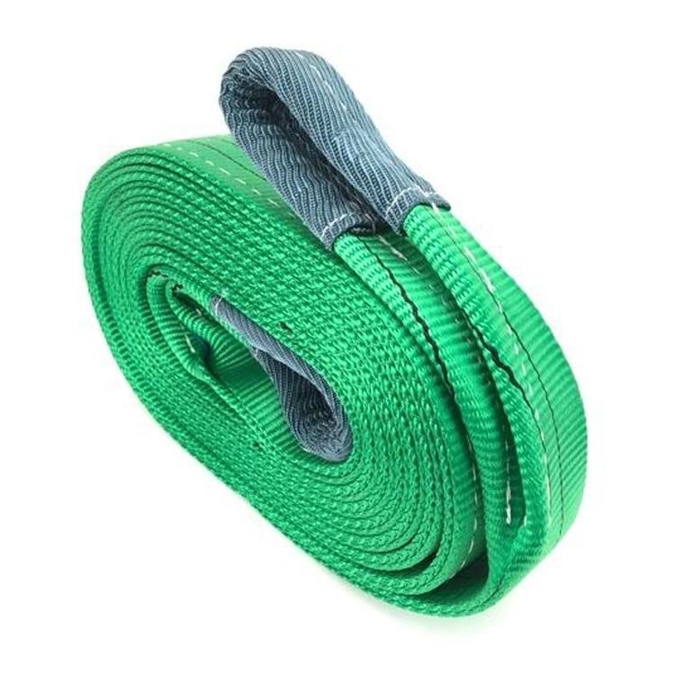 Double Layers Two Eyes Flat Webbing Sling 7: 1 (2T)