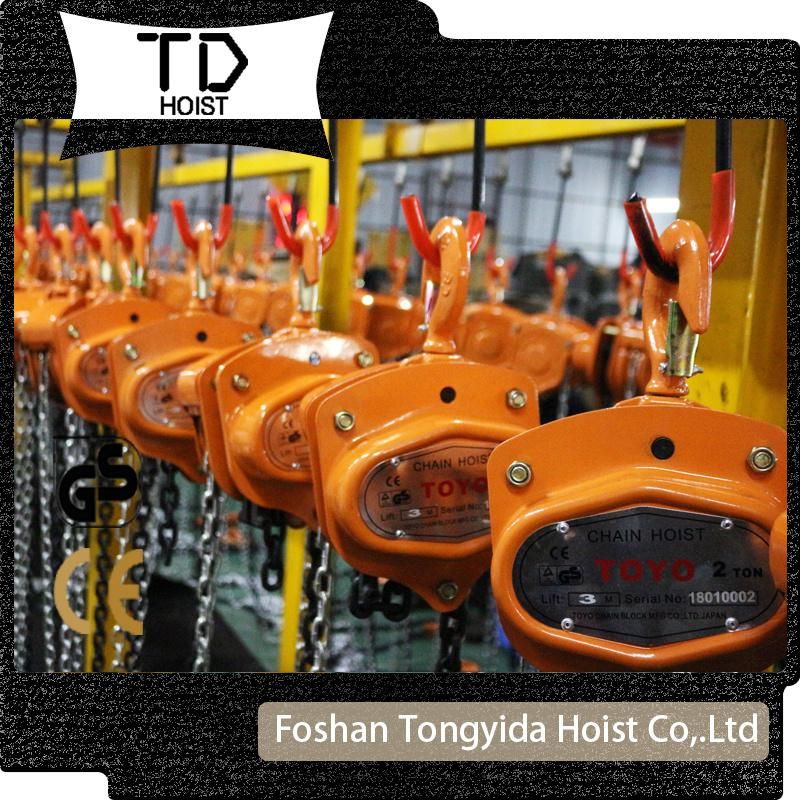 Vital Type of High Quality Chain Block with G80 Chain From 1ton to 10ton