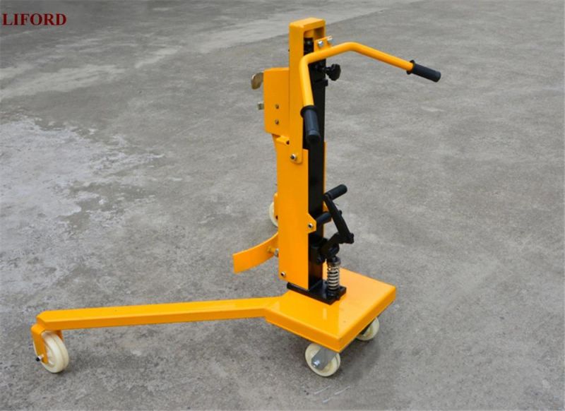 350kg Hydraulic Foot Pump Type Handling Drum Truck Lifter Dt350c