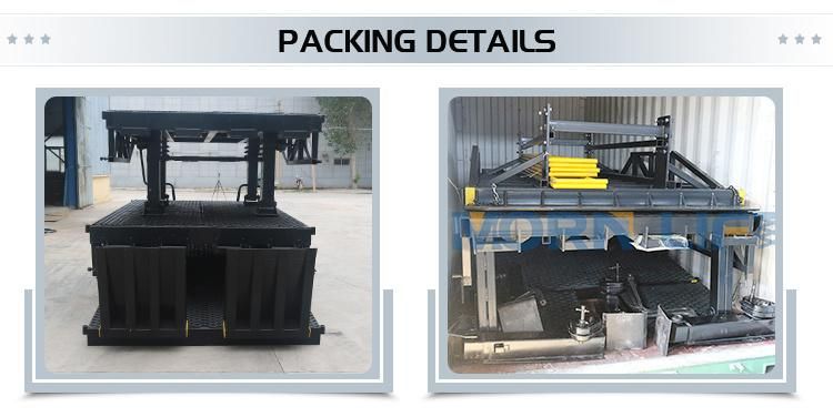 3 Sections Folding Container Loading Mobile Dock Ramp for Sale