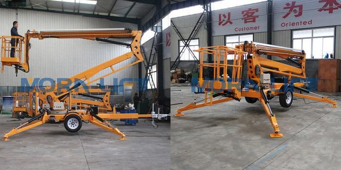 Morn Brand 8m Towable Articulating Spider Boom Lift