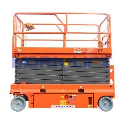 Customized 10m Morn CE China Platform Man Mobile Price Aerial Scissor Lift