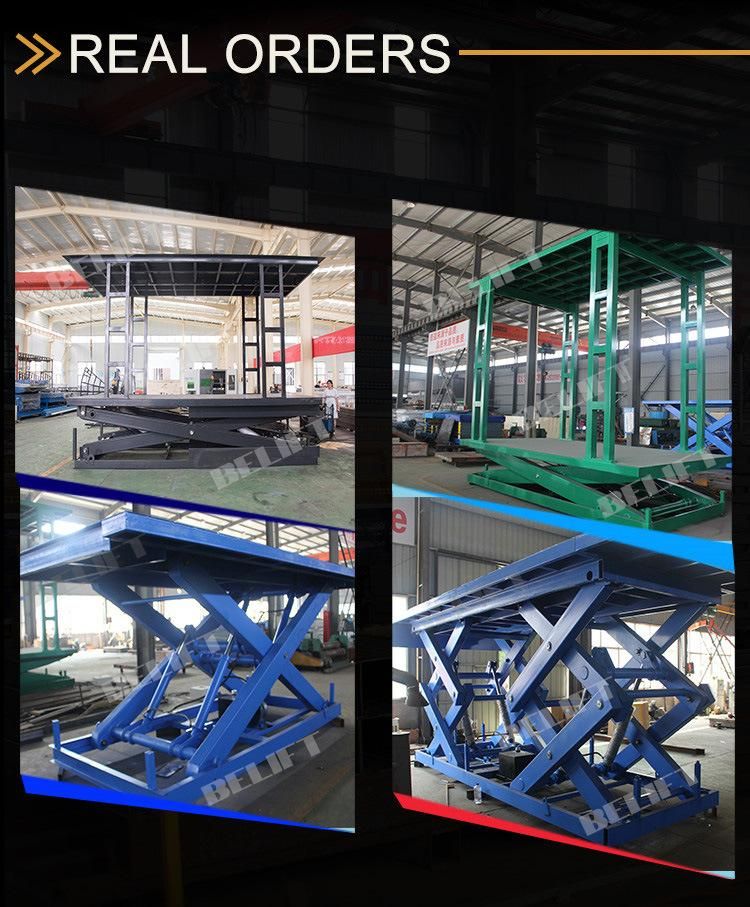 4000kg Scissor Car Lift Hydraulic Lifter Lift Table Garage Use