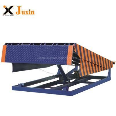 Container Loading Stationary Hydraul Lift Dock Ramp Leveler