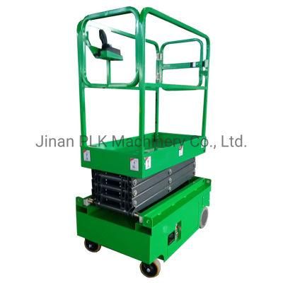 Mobile Compact Hydraulic Man Aerial Work Scissor Lift for Supermarket