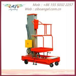 Aluminum Ladder Lift for Single Man Work with Safety Test Aluminum Alloy Lift Platform Lifting Table Lift Table