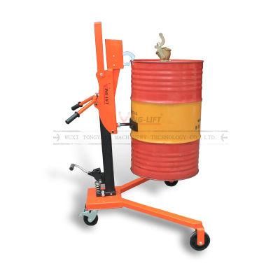 China Supplier 350kg Pedal Hydraulic Drum Truck Dt350b