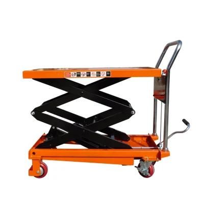 Manual Hydraulic Scissor Lift Table Lifter Work Platform for Sale