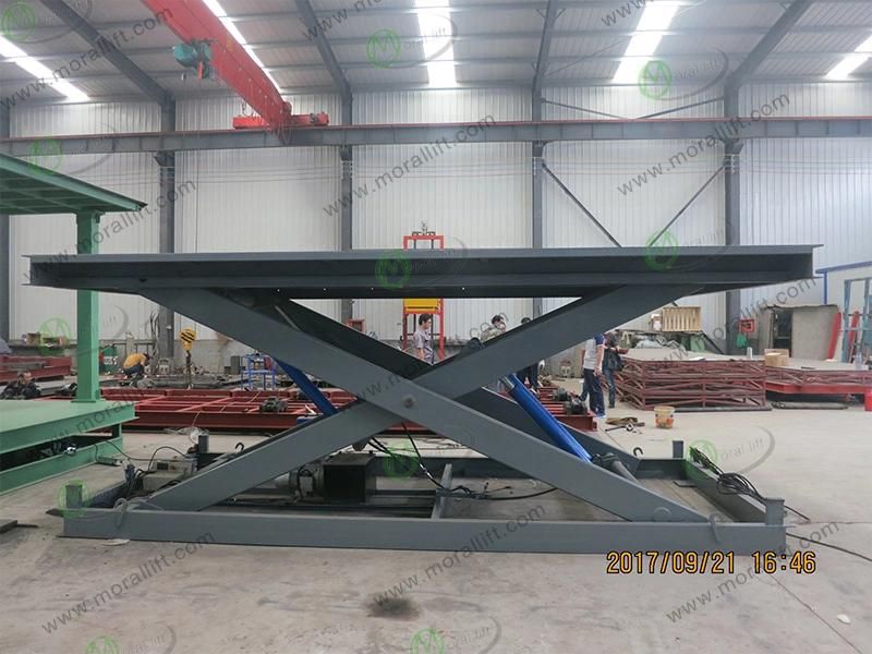 Hydraulic Basement Car Lift with Roof