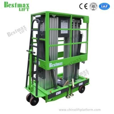6m Platform Height Double Mast Mobile Vertical Lift Platform