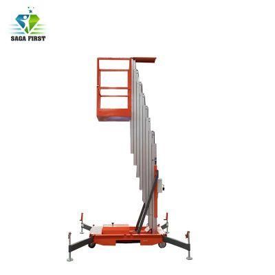 Aluminium Mast Climbing Aerial Work Platform Lift Table