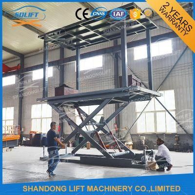 Portable Hydraulic Scissor Car Lift Car Park Lift with Ce