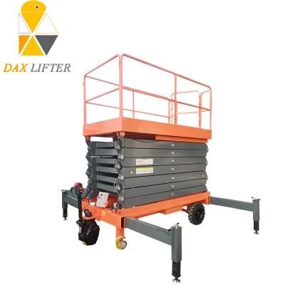 500kg 10m Full Electric Mobile Scissor Lift with CE