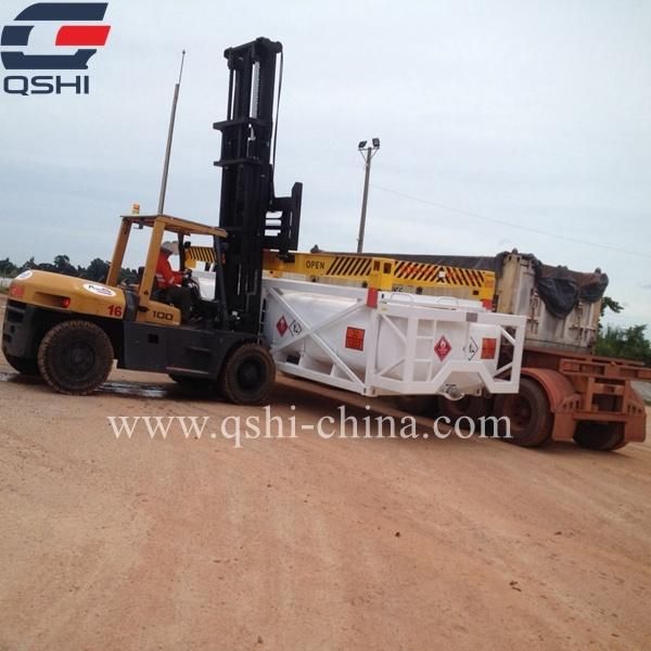 Qshi Innovative Transporting 20FT Container Forklift Attached Spreader