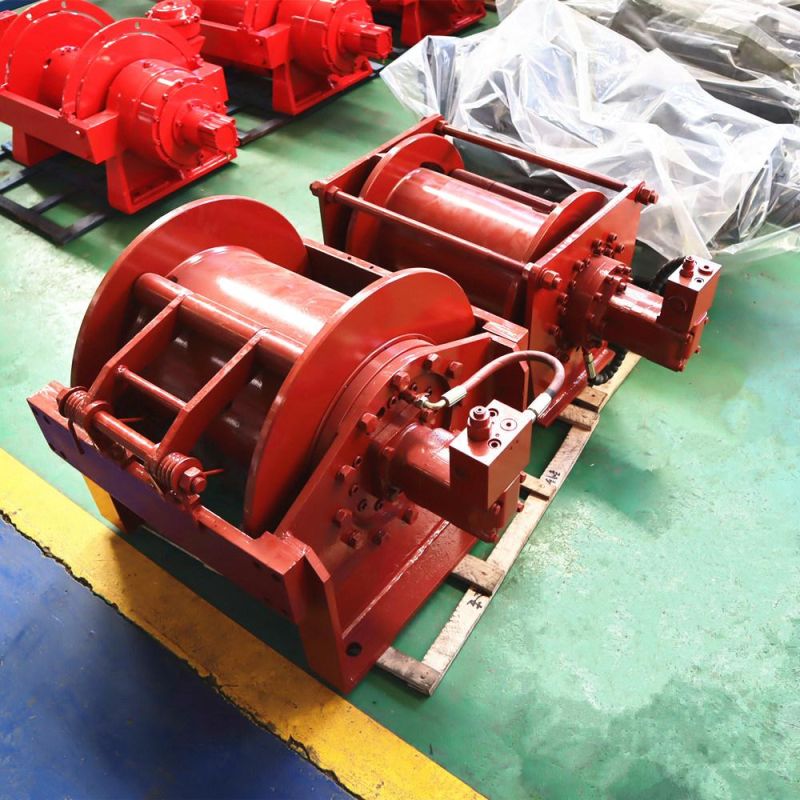 Qbl25pb Truck Crane Winch with Planetary Gear Box Reducer for Russian Cranes