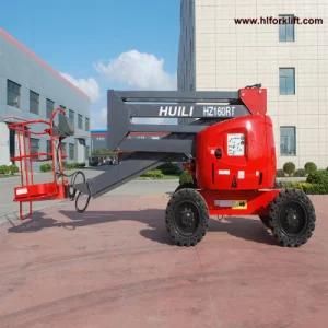 Rough Terrain Road Use Diesel 16m Articulated Boom Aerial Work Platform with Ce ISO