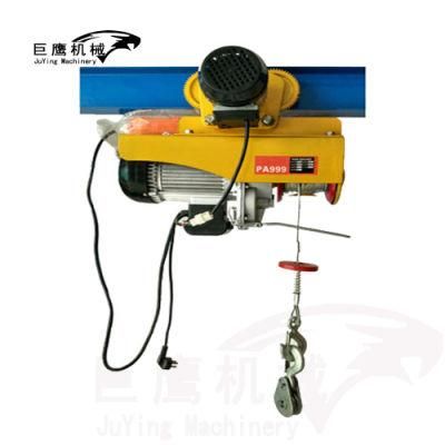 1 Ton Remote Control Mini Electric Wire Rope Hoist