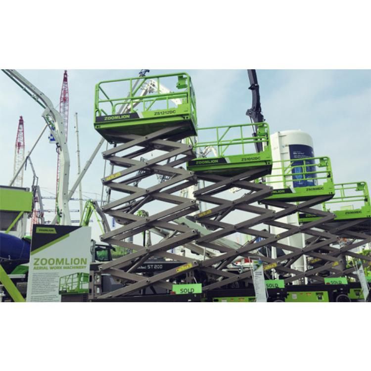 Zoomlion 14m Scissor Lift Aerial Work Platform for Sale Zs1414HD