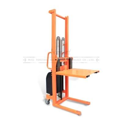 Easy and Fast Lifting Operation Fixer Fork Type Stacker Load Capacity 500kg