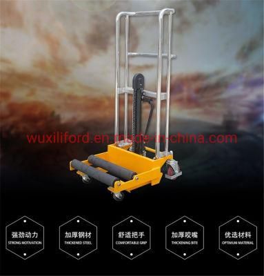 PF4120r Rubber Roller Roll Lifter 400kg Paper Roll Stacker