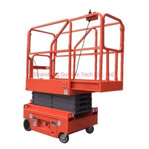 3m, 4m Mini Hydraulic Auto Self Propelled Scissor Lift Platform / Electric Ladder
